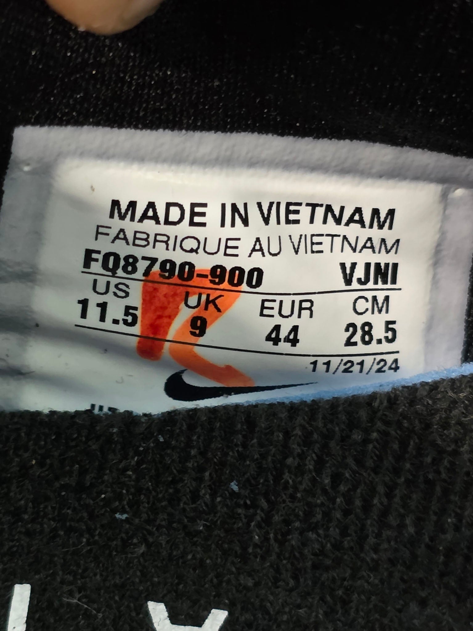 Nike Air Max 1 Black Red maat 44