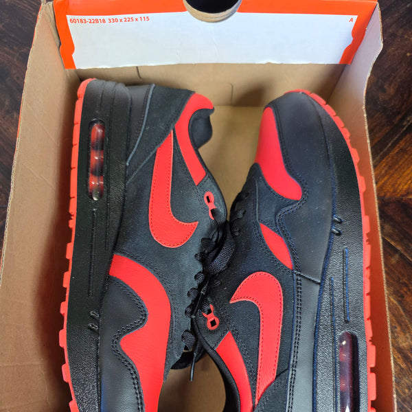Nike Air Max 1 Black Red maat 44