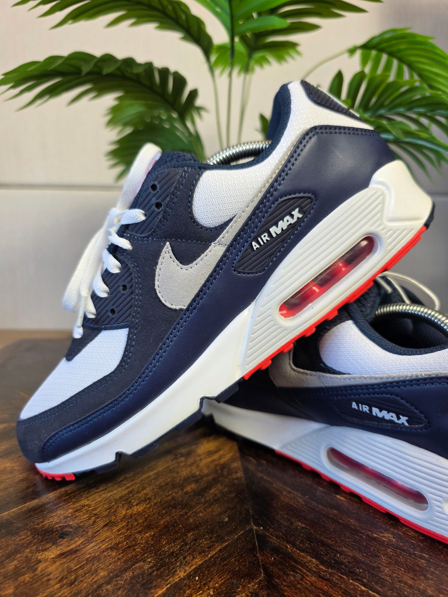 Nike Air Max 90 Navy Crimson maat 44,5