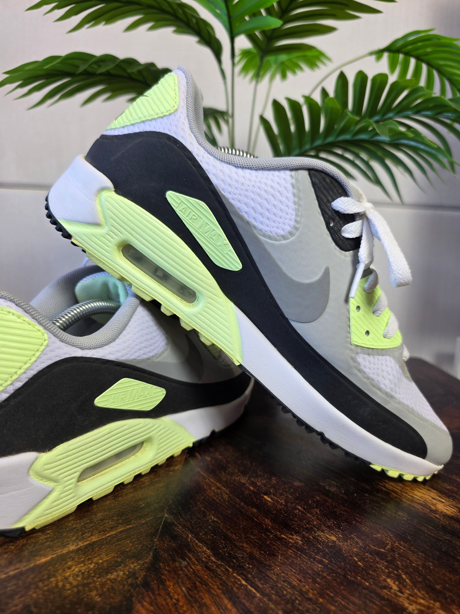 Nike Air Max 90 Golf White Particle Grey Barely Volt maat 45