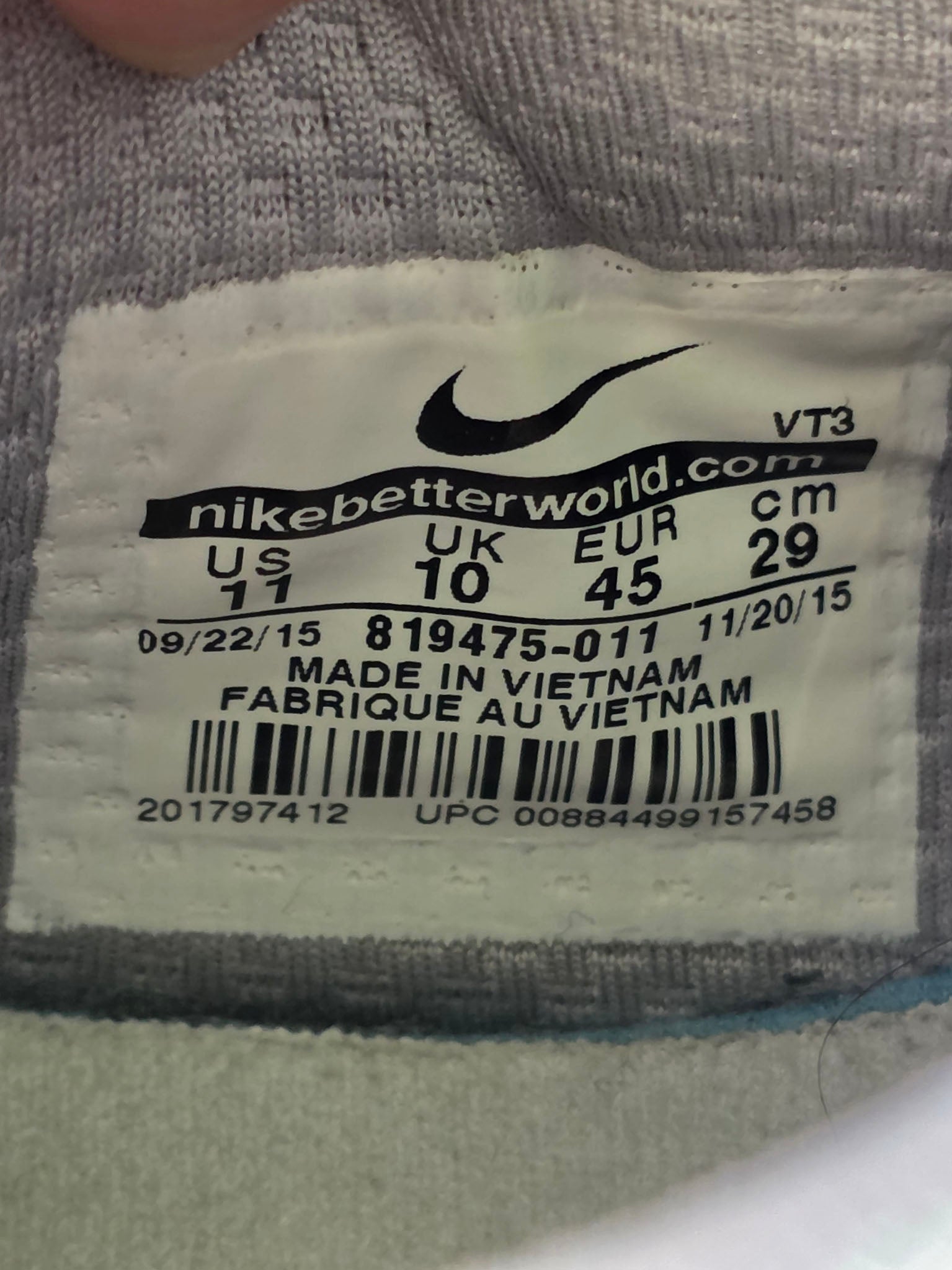 Nike Air Max BW Ultra Grey maat 45