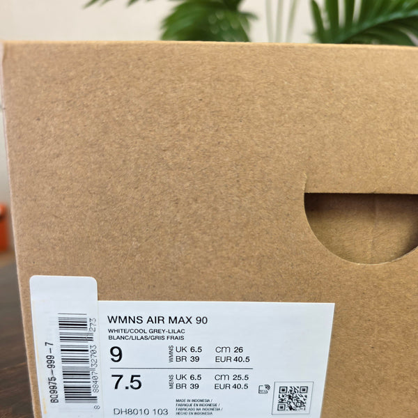 Nike Air Max 90 Lilac Photon Dust maat 40,5