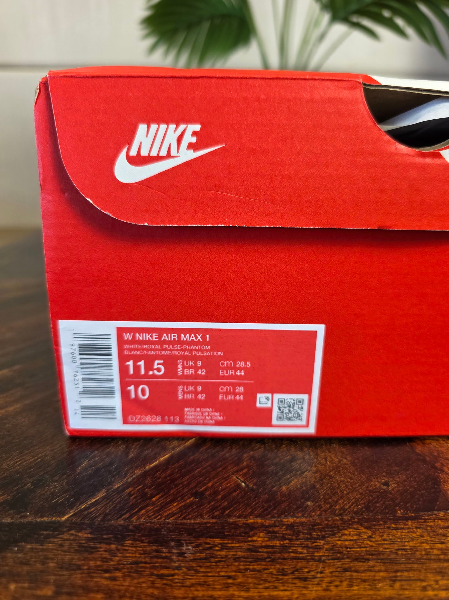 Nike Air Max 1 Royal Pulse maat 44