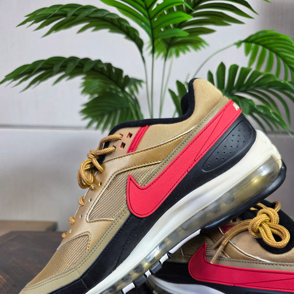 Nike Air Max 97 BW Metallic Gold University Red maat 44