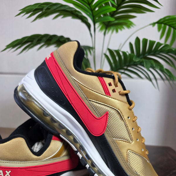 Nike Air Max 97 BW Metallic Gold University Red maat 44