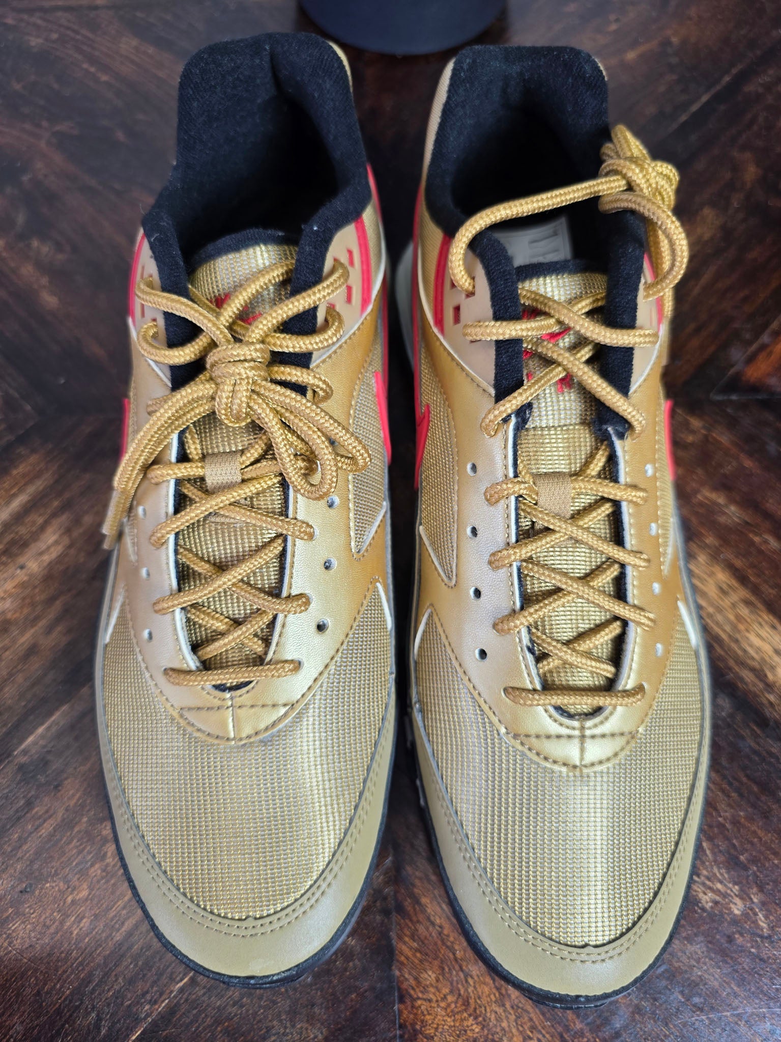 Nike Air Max 97 BW Metallic Gold University Red maat 44