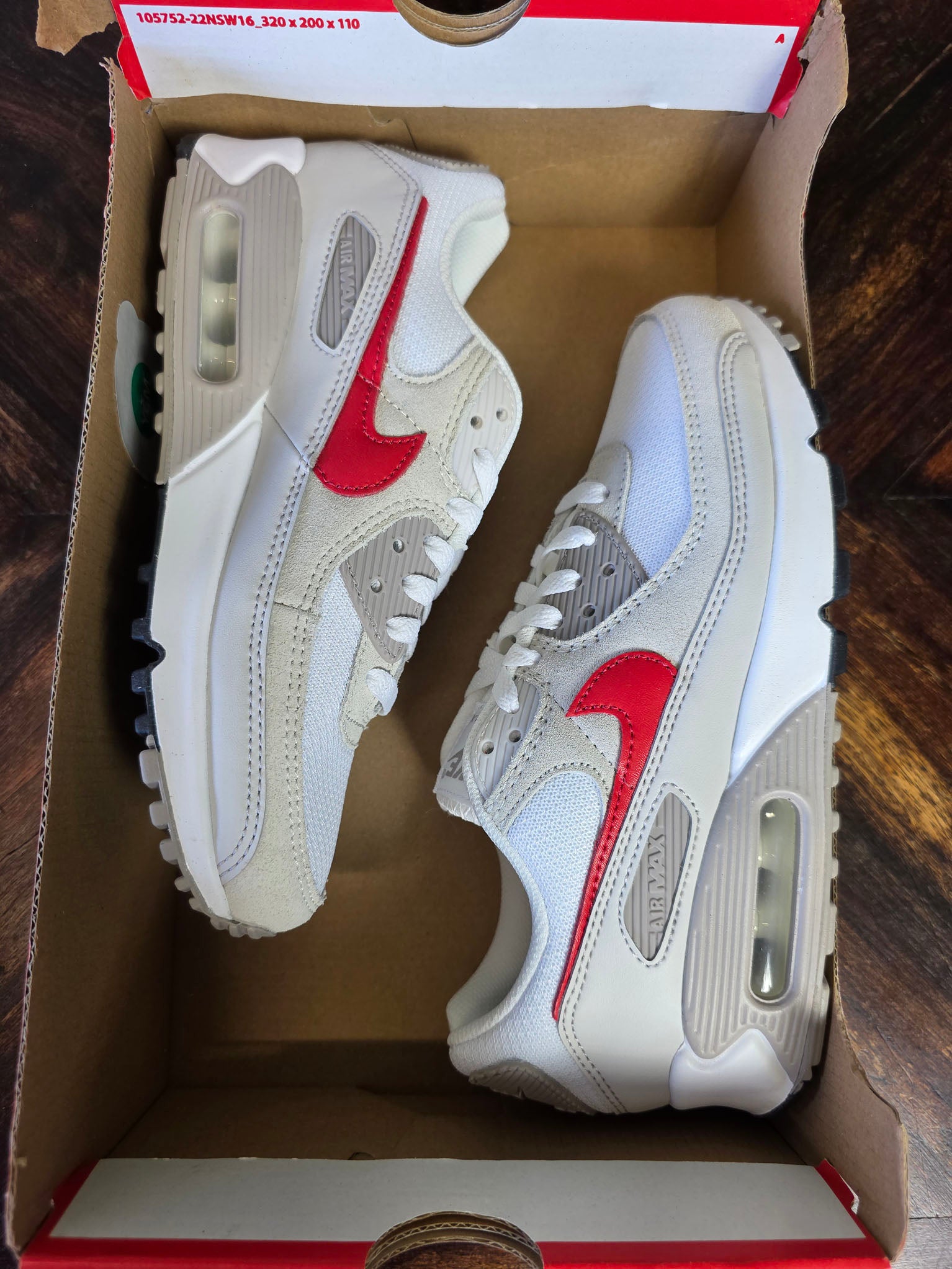 Nike Air Max 90 White College Grey maat 38