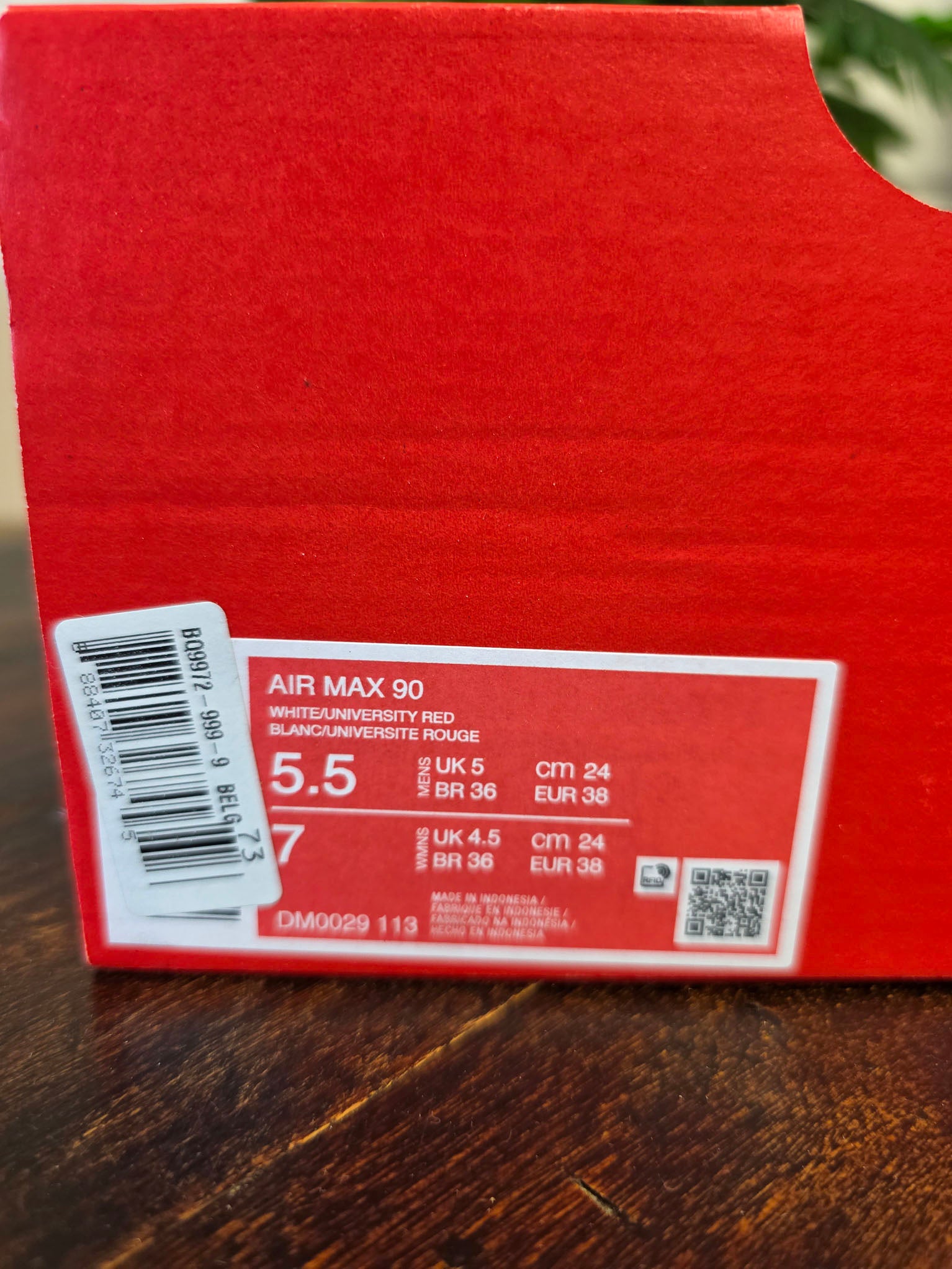 Nike Air Max 90 White College Grey maat 38
