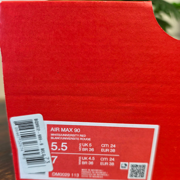 Nike Air Max 90 White College Grey maat 38