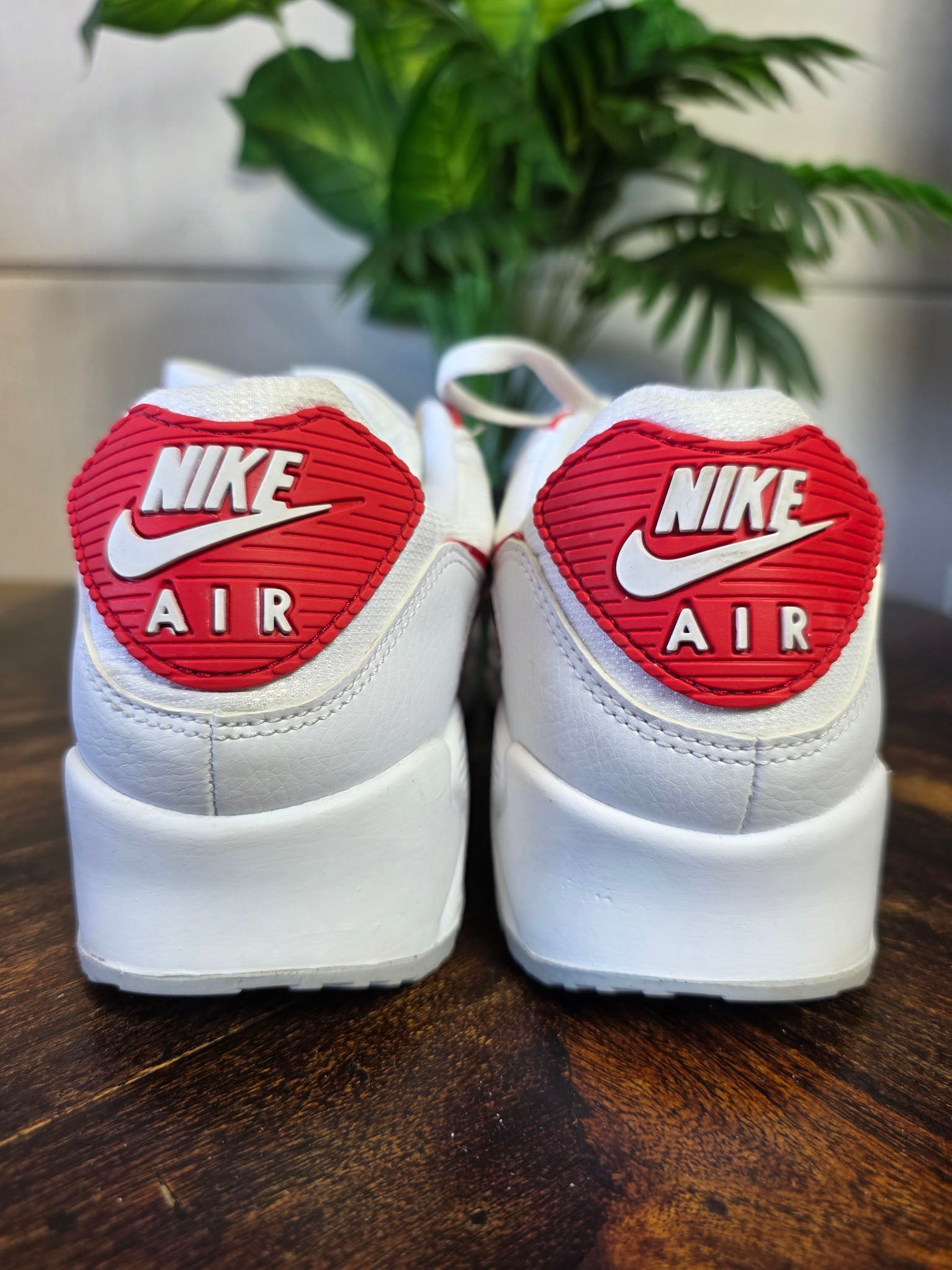 Nike Air Max 90 White University Red maat 45
