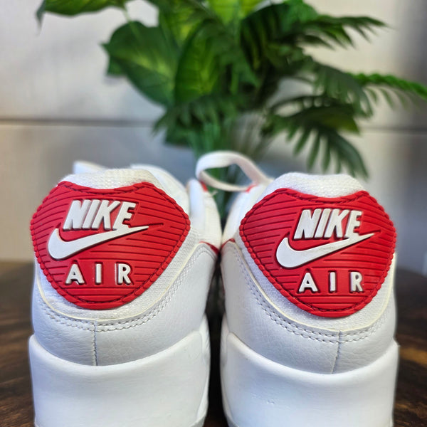Nike Air Max 90 White University Red maat 45