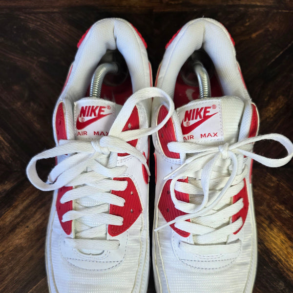Nike Air Max 90 White University Red maat 45