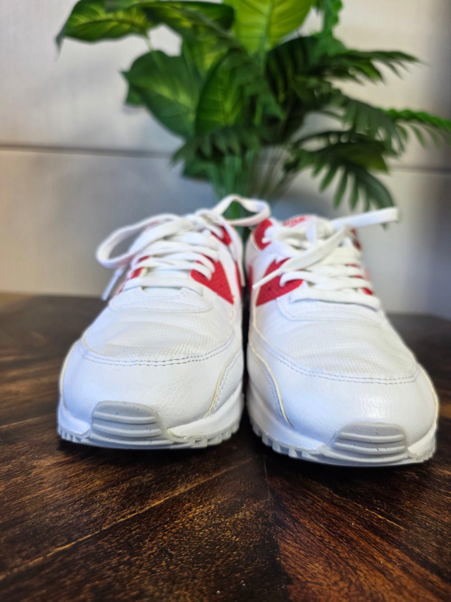Nike Air Max 90 White University Red maat 45