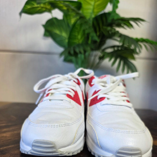 Nike Air Max 90 White University Red maat 45