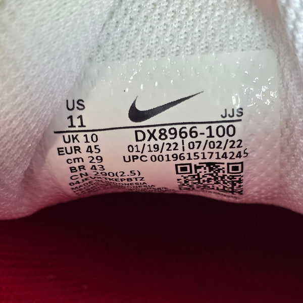 Nike Air Max 90 White University Red maat 45