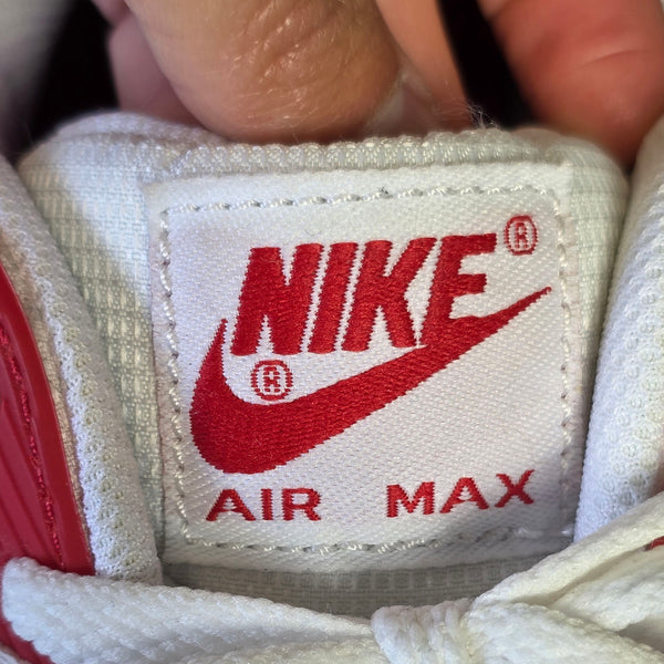 Nike Air Max 90 White University Red maat 45