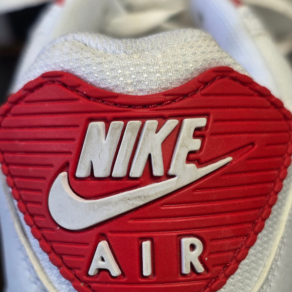 Nike Air Max 90 White University Red maat 45