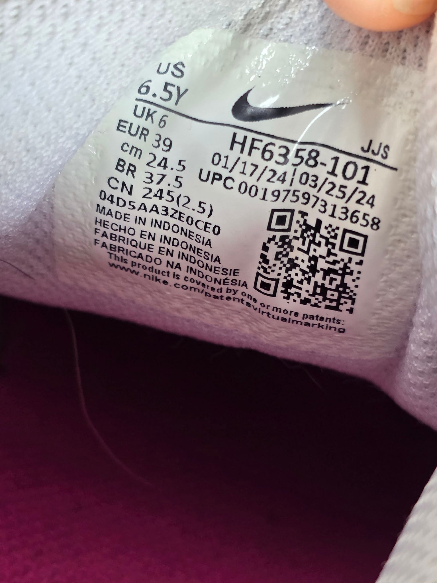 Nike Air Max 90 GS Laser Fuchsia maat 39