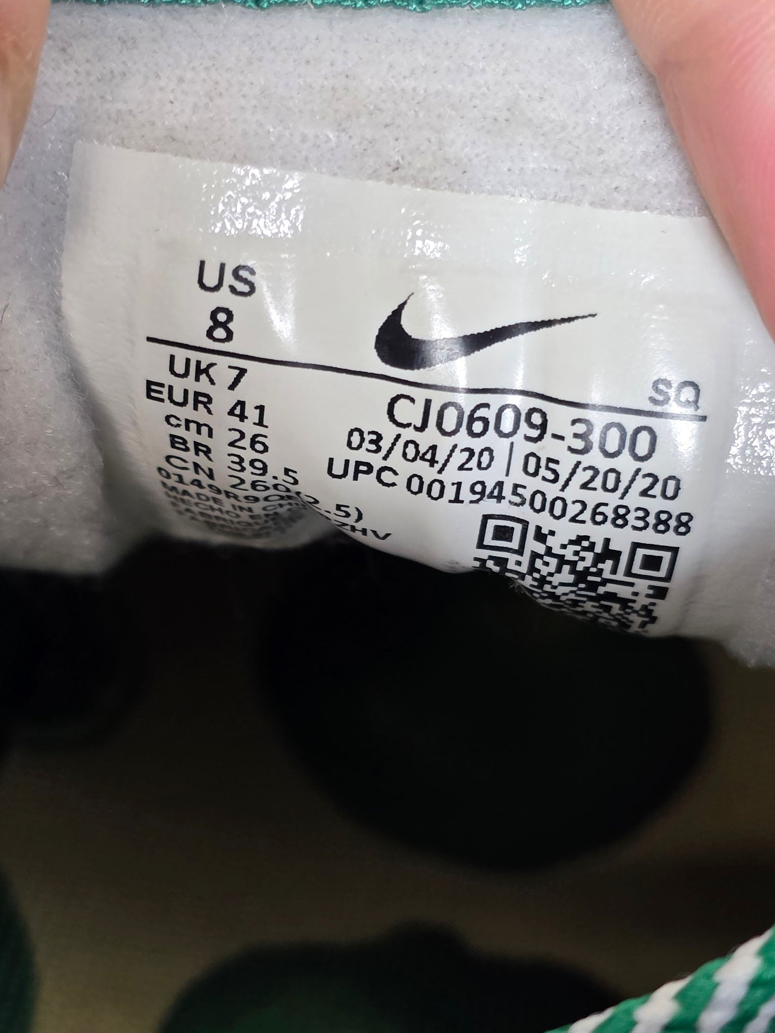 Nike Air Max 1 Premium Limeade maat 41