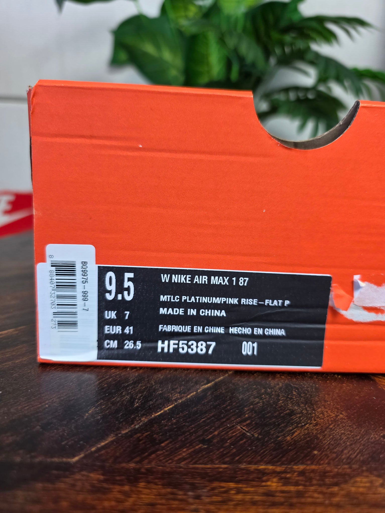 Nike Air Max 1 Pink Rise maat 41