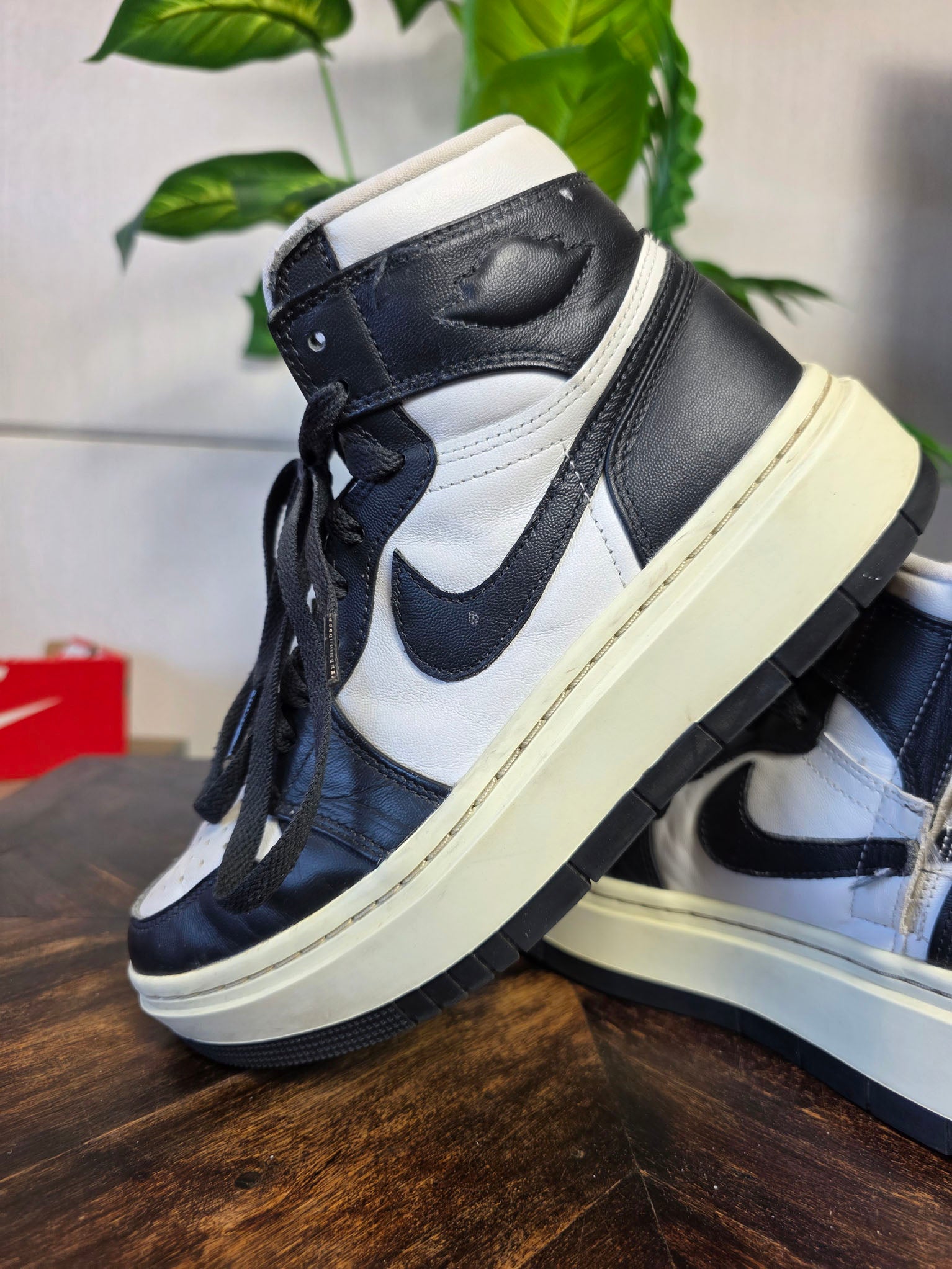 Nike Air Jordan 1 High Elevate Summit White Dark Ash maat 39