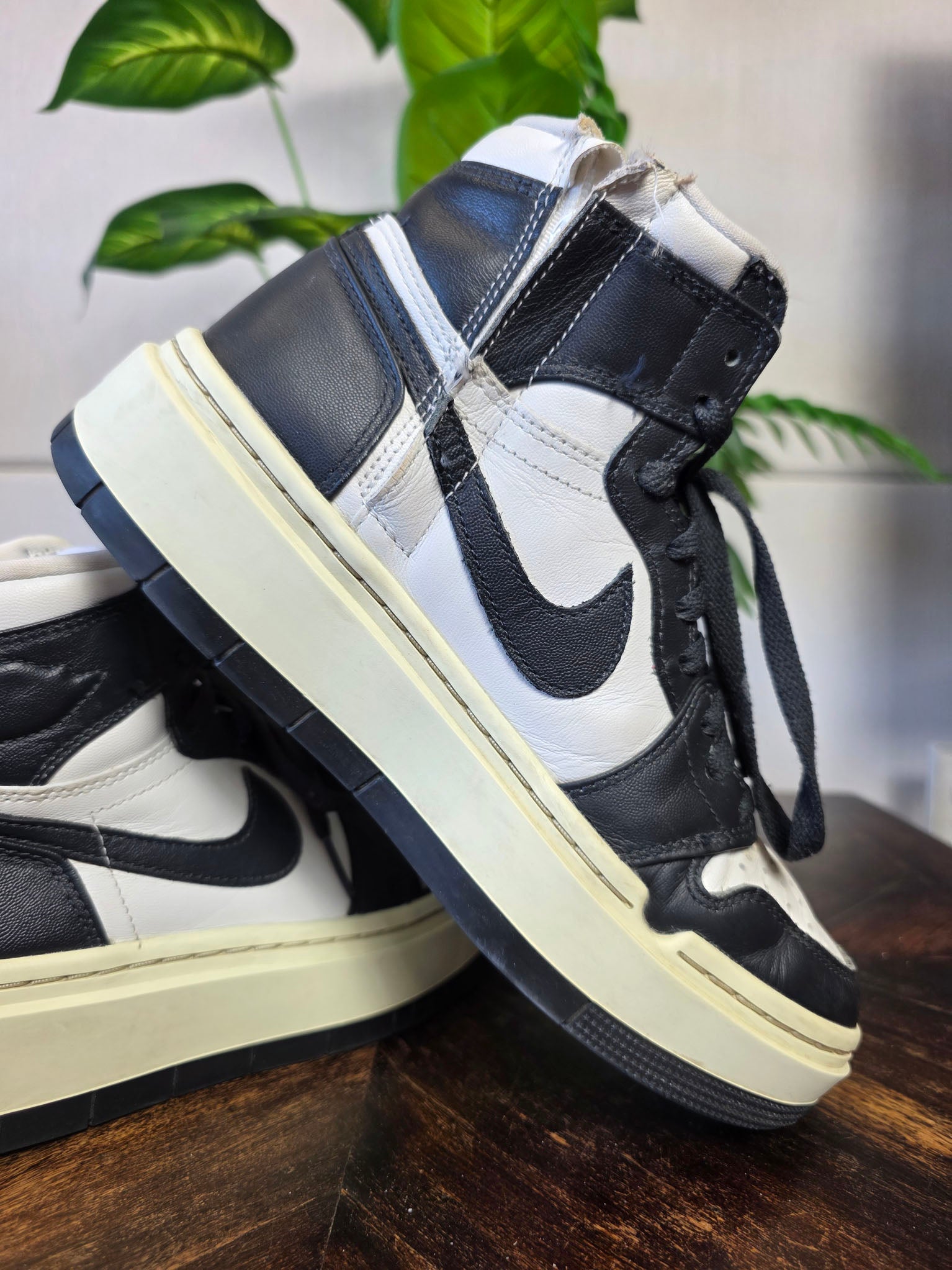 Nike Air Jordan 1 High Elevate Summit White Dark Ash maat 39