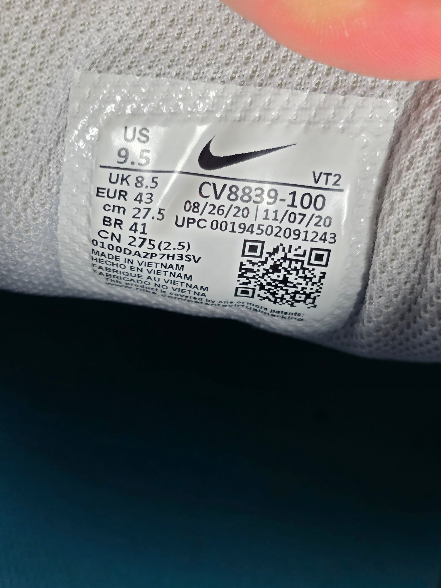 Nike Air Max 90 Chlorine Blue maat 43