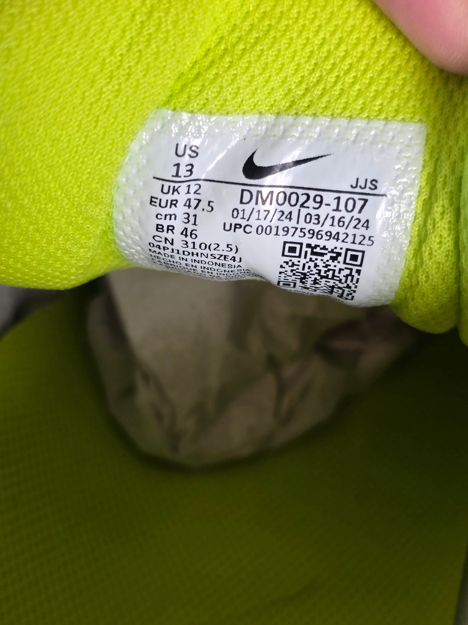 Nike Air Max 90 Cyber Khaki maat 47,5