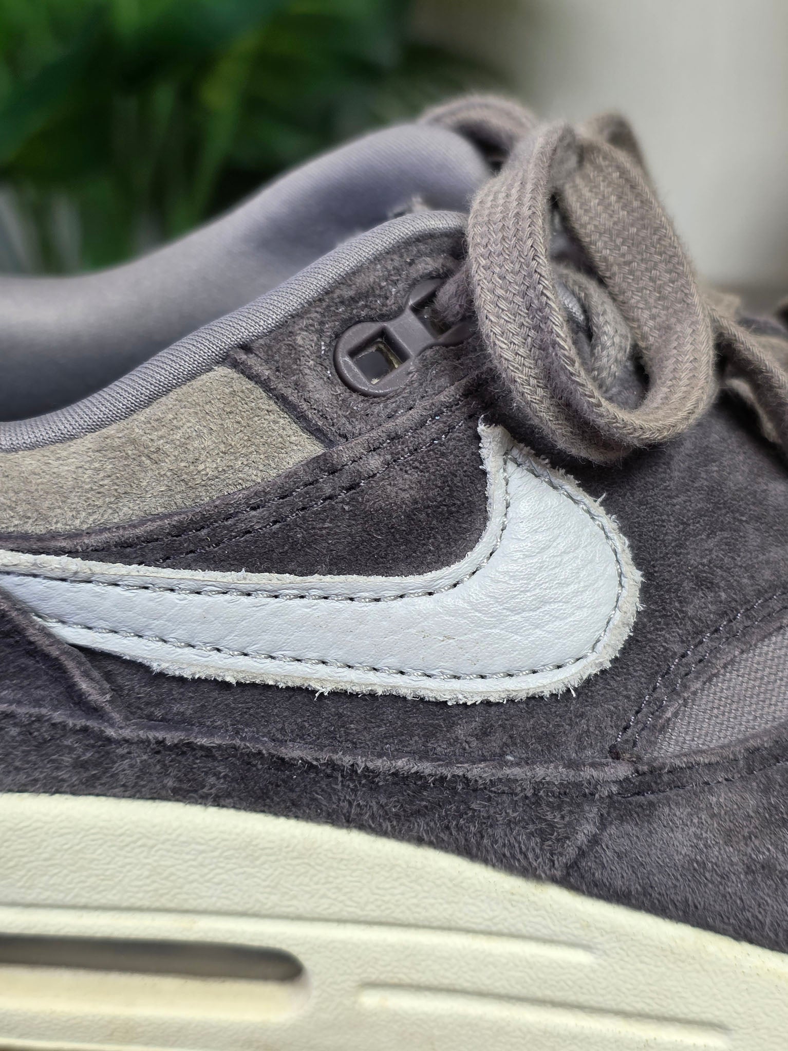 Nike Air Max 1 PRM Crepe Soft Grey maat 38