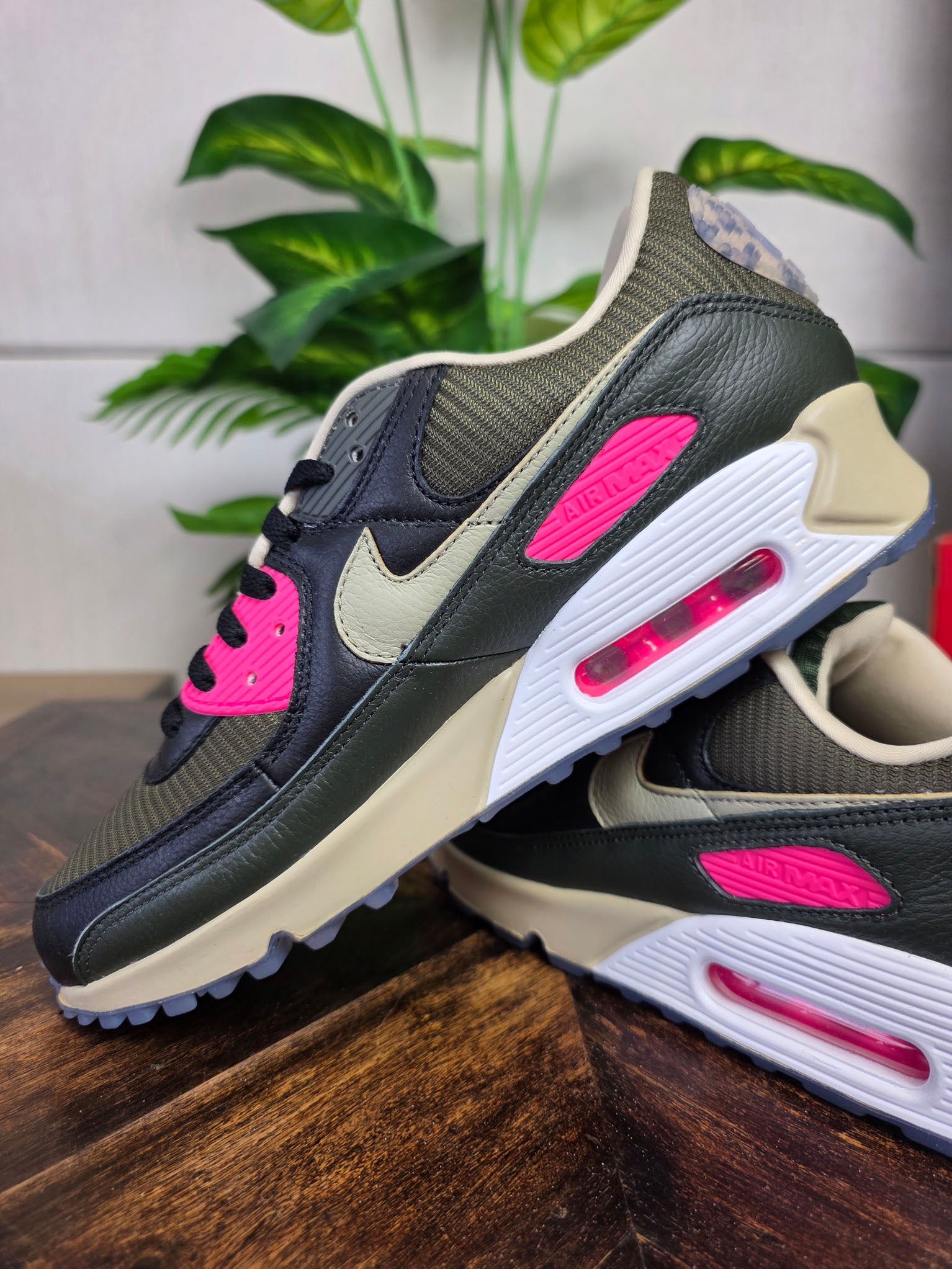 Nike Air Max 90 Green Leopard maat 41