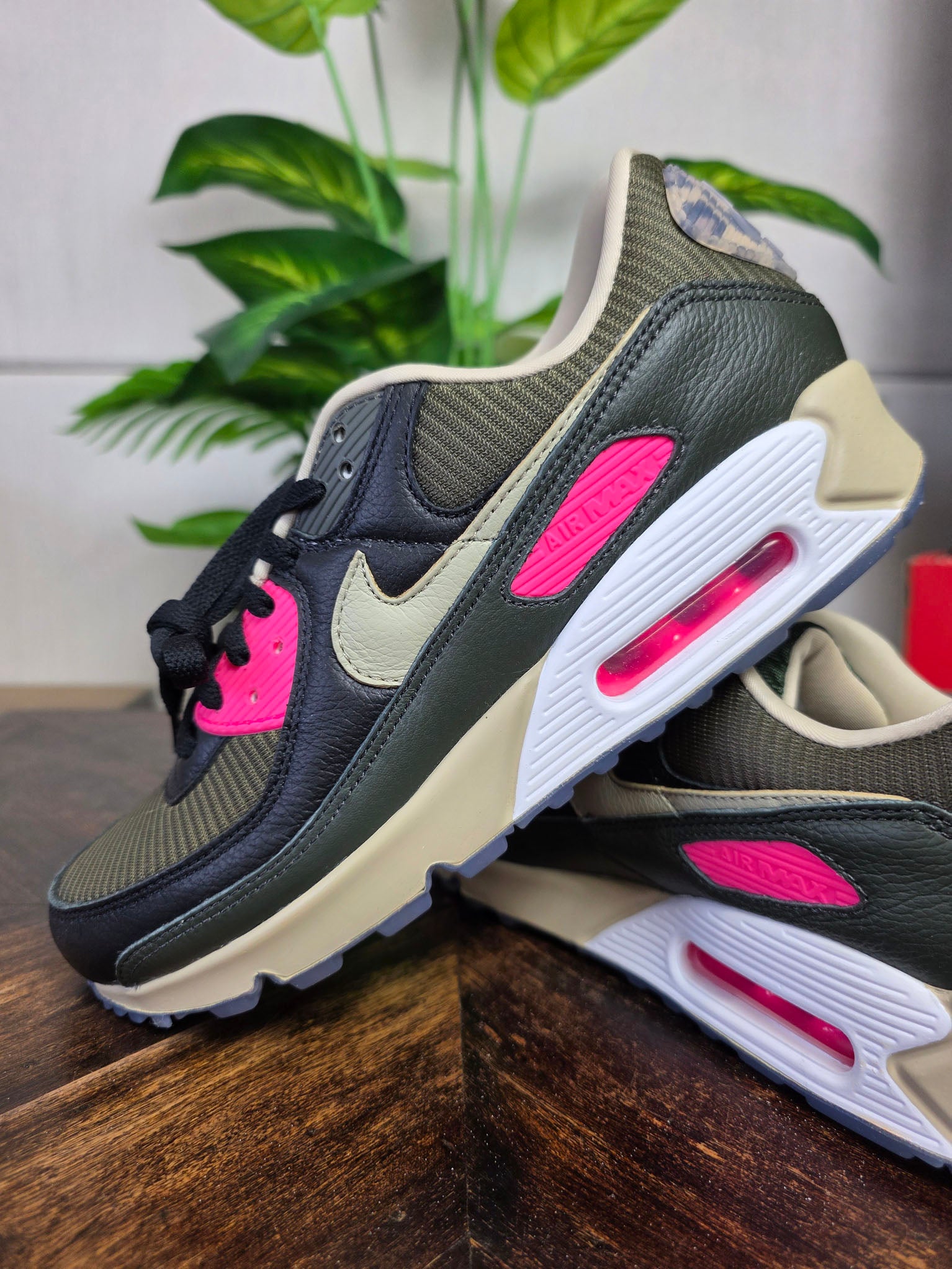 Nike Air Max 90 Green Leopard maat 41