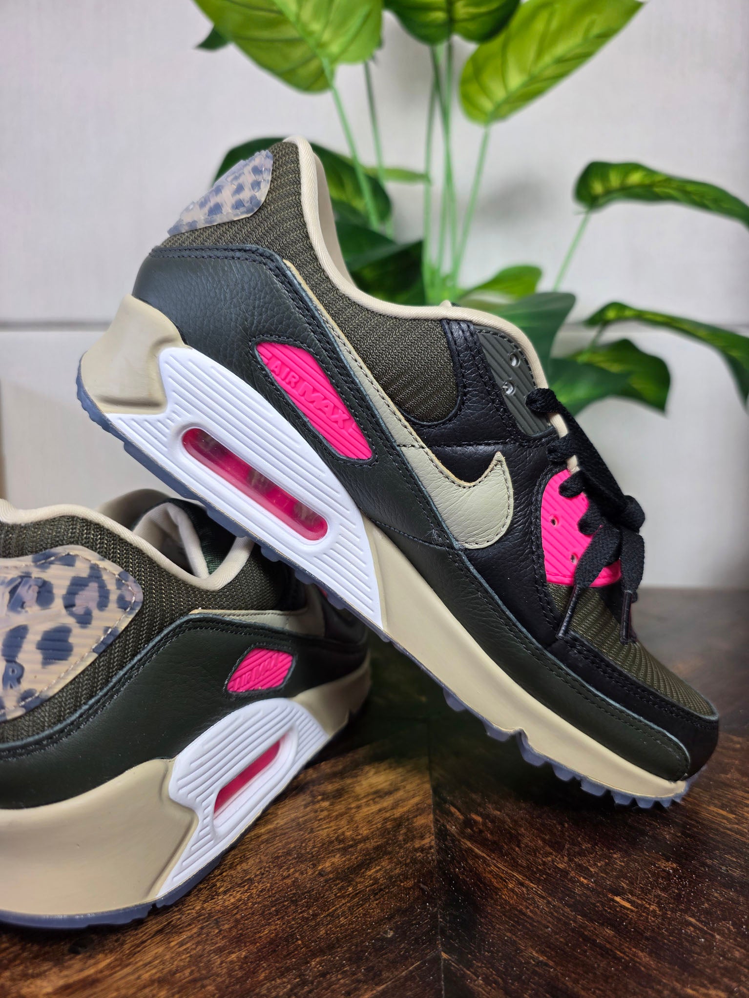 Nike Air Max 90 Green Leopard maat 41