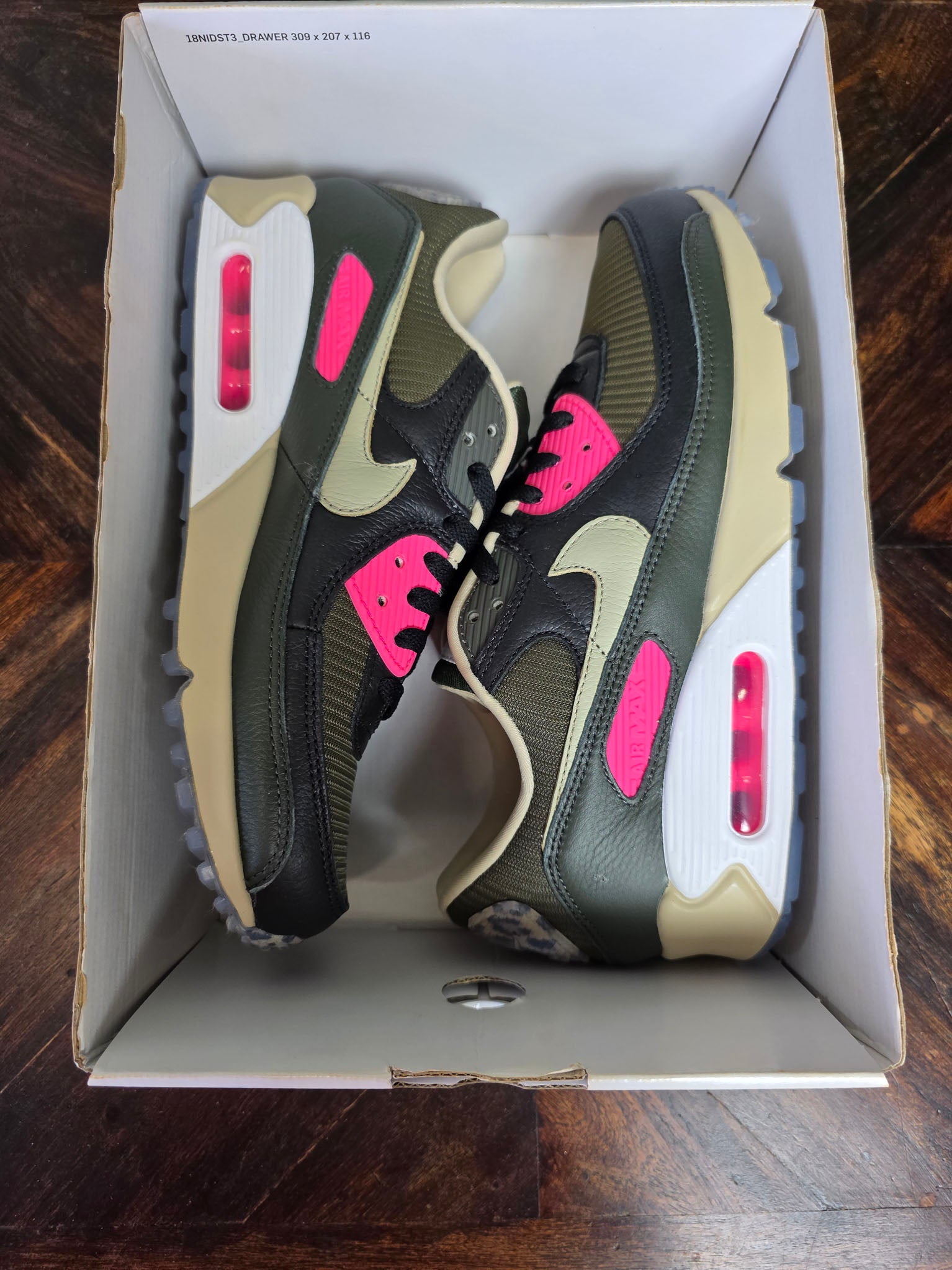 Nike Air Max 90 Green Leopard maat 41