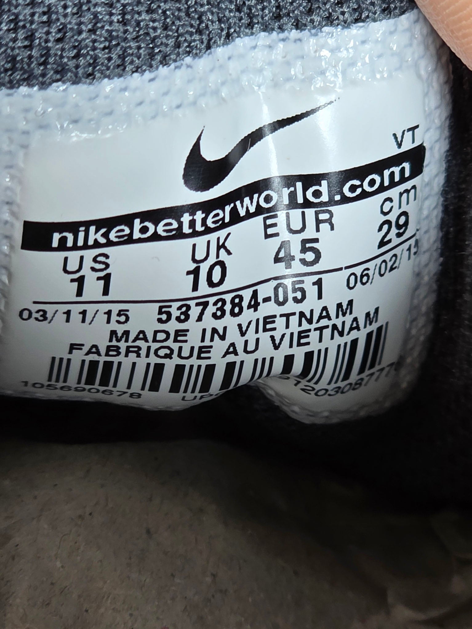 Nike Air Max 90 Dark Essential Grey maat 45