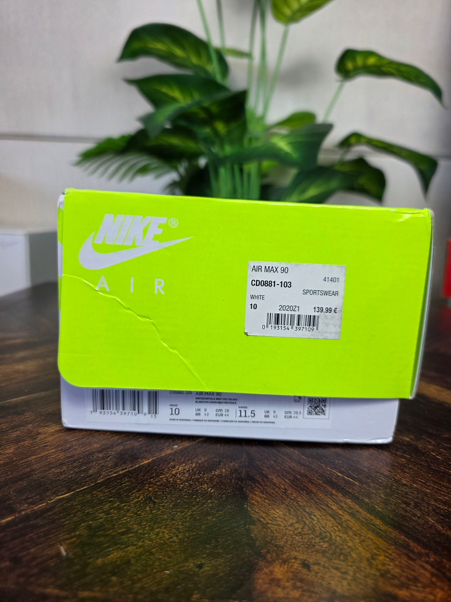 Nike Air Max 90 OG Volt maat 44