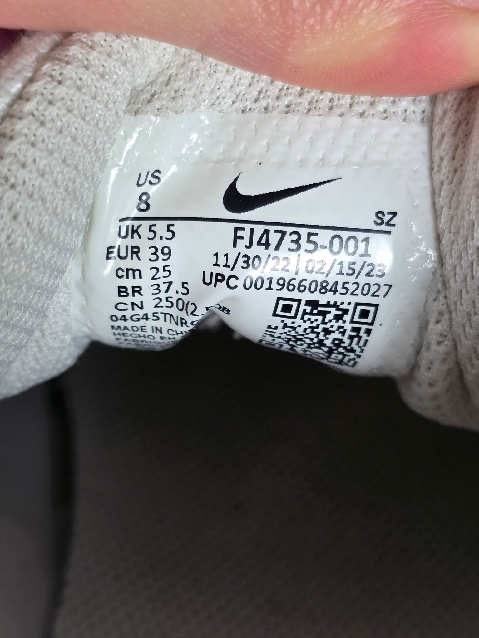 Nike Air Max 1 Crepe Light Bone maat 39