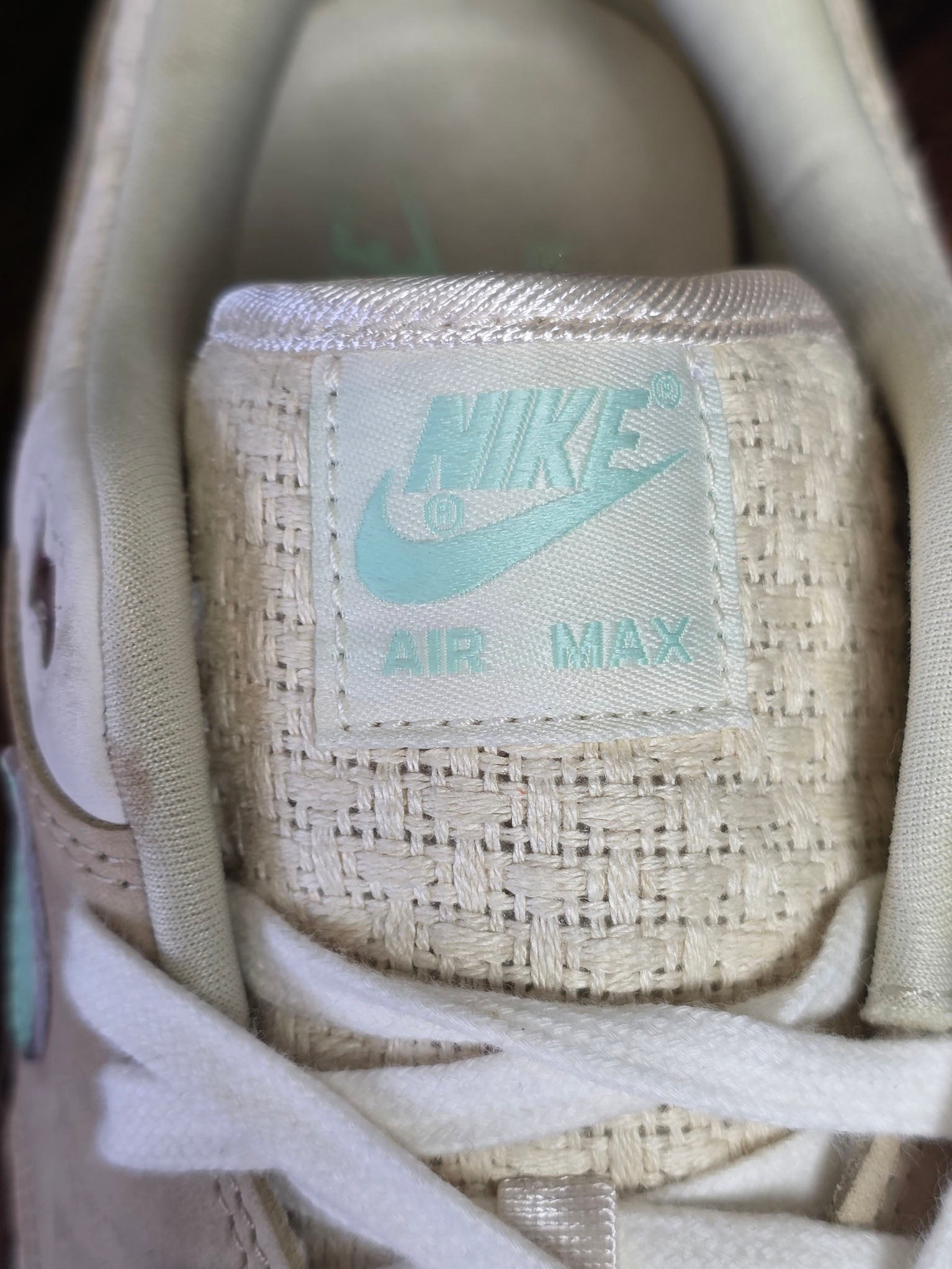 Nike Air Max 1 Crepe Hemp maat 49,5