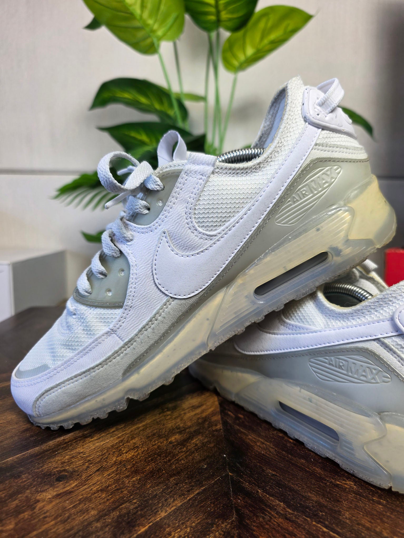 Nike Air Max 90 Terrascape Triple White maat 45