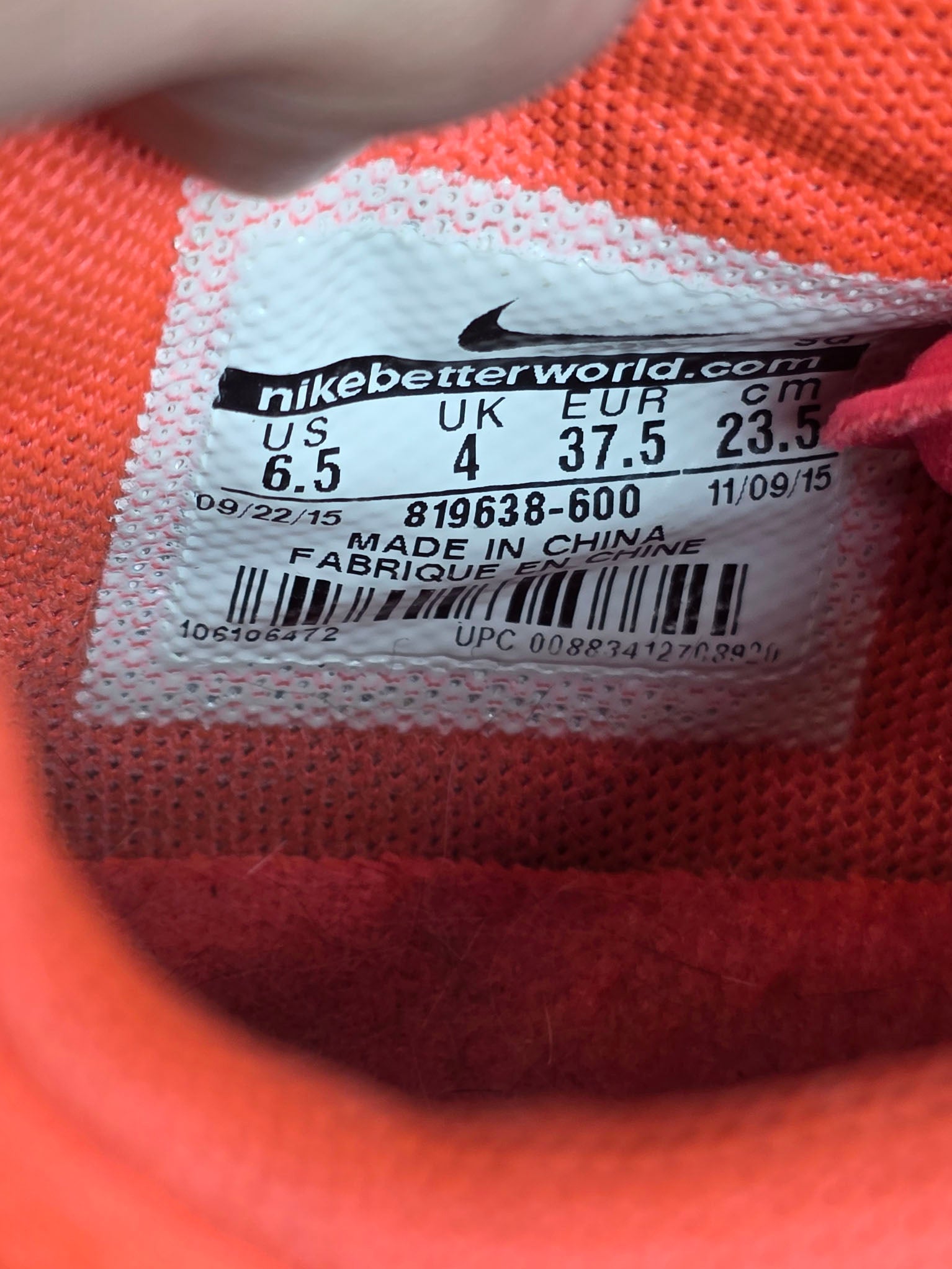 Nike Air Max BW Ultra Bright Crimson maat 37,5