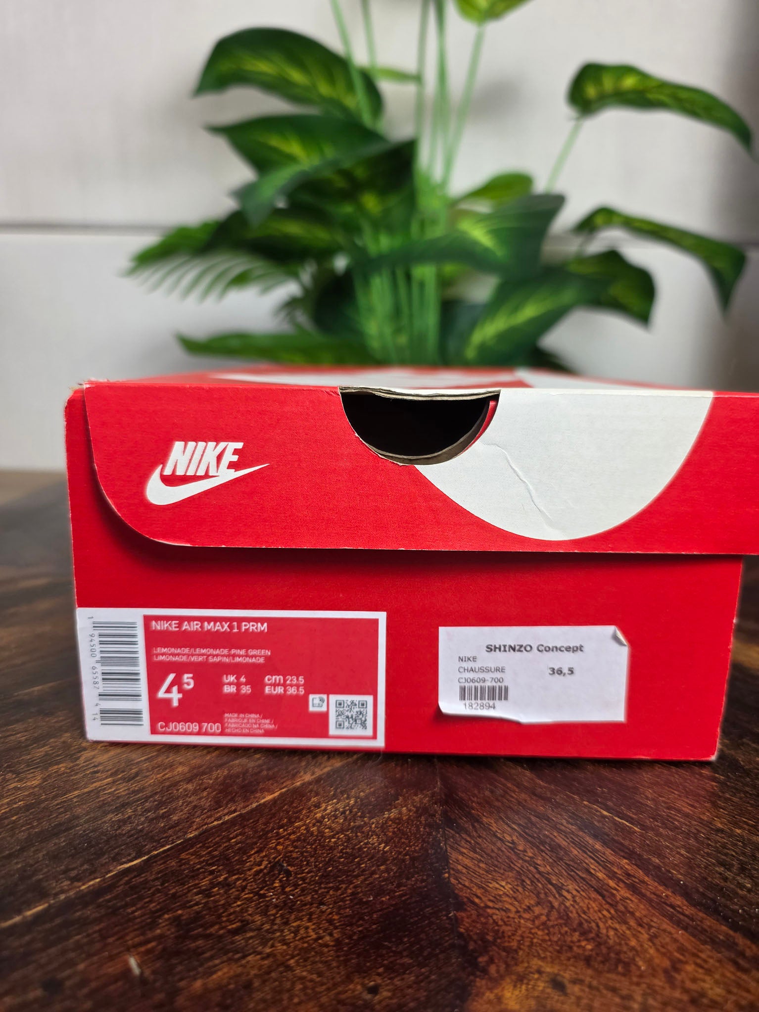 Nike Air Max 1 PRM Lemonade maat 36,5