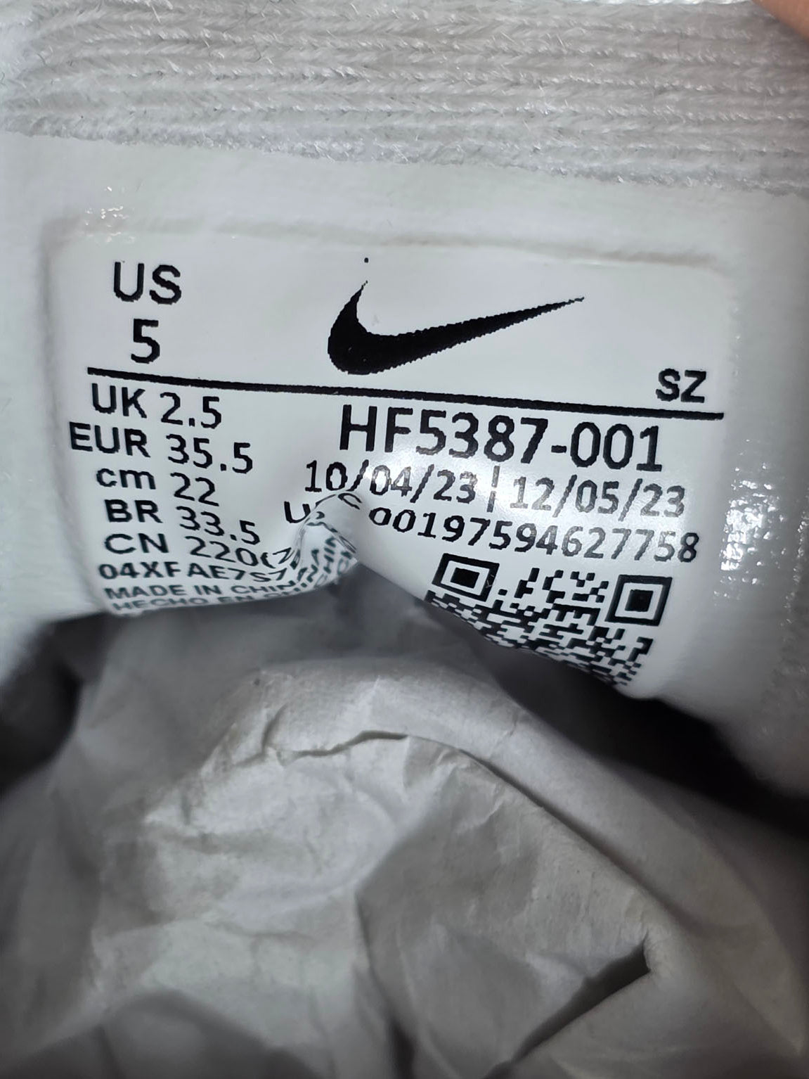 Nike Air Max 1 Pink Rise maat 35,5