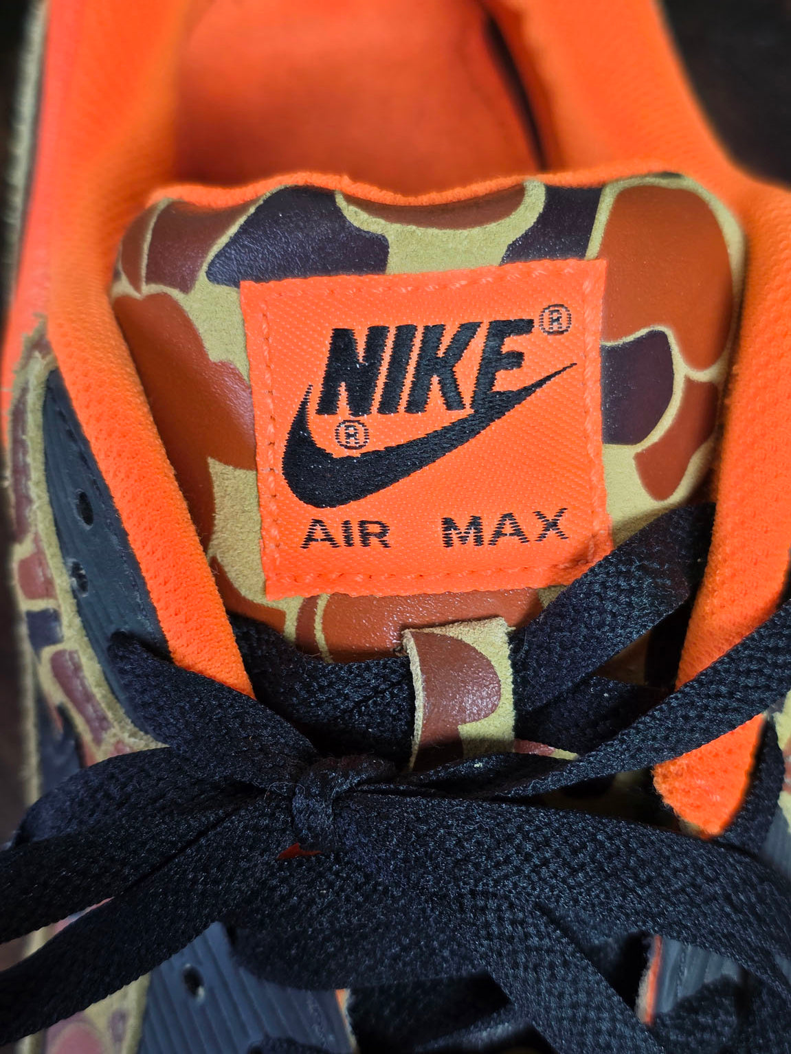 Nike Air Max 90 Camo Orange maat 44,5
