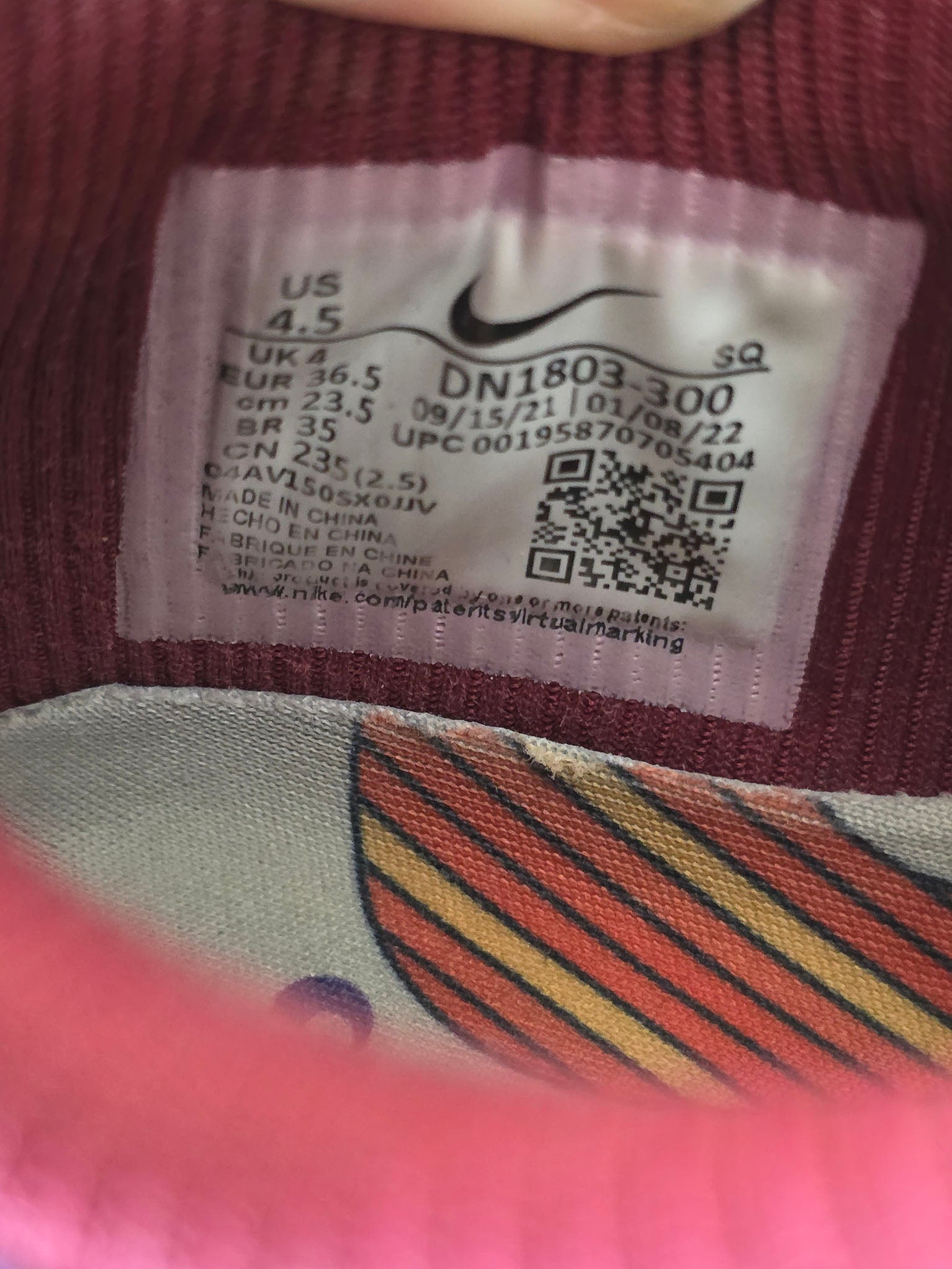 Nike Air Max 1 SP Concepts Mellow maat 36,5