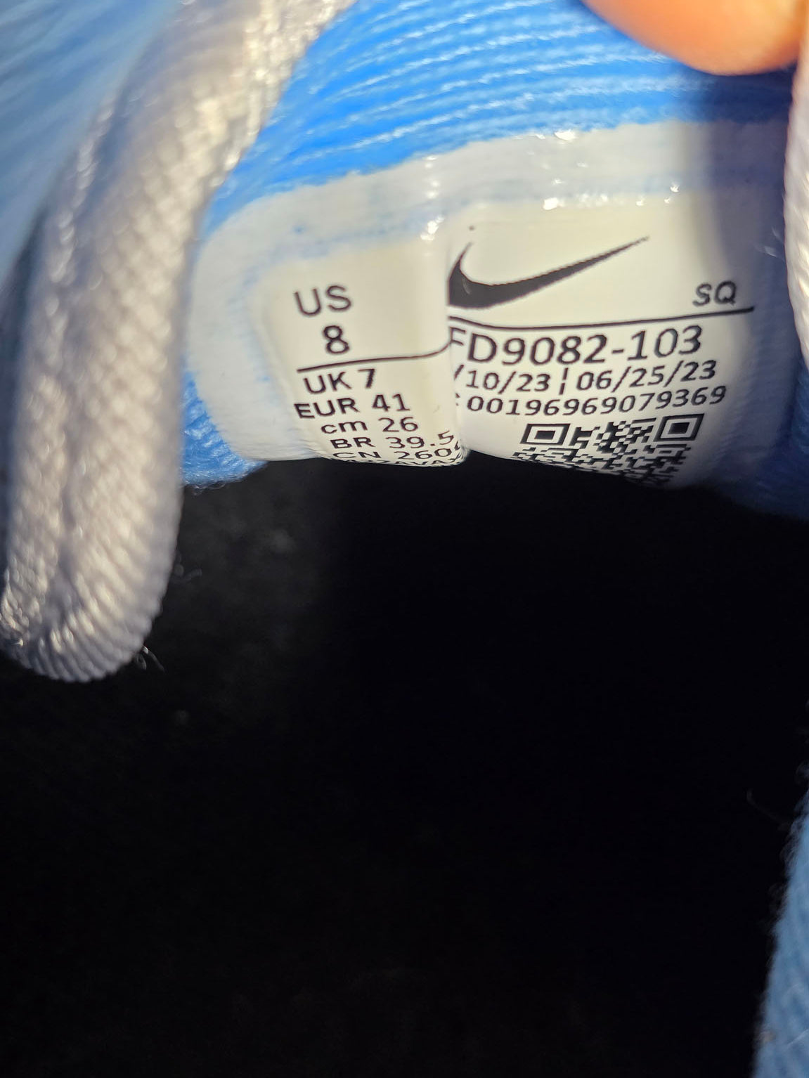 Nike Air Max 1 University Blue maat 41