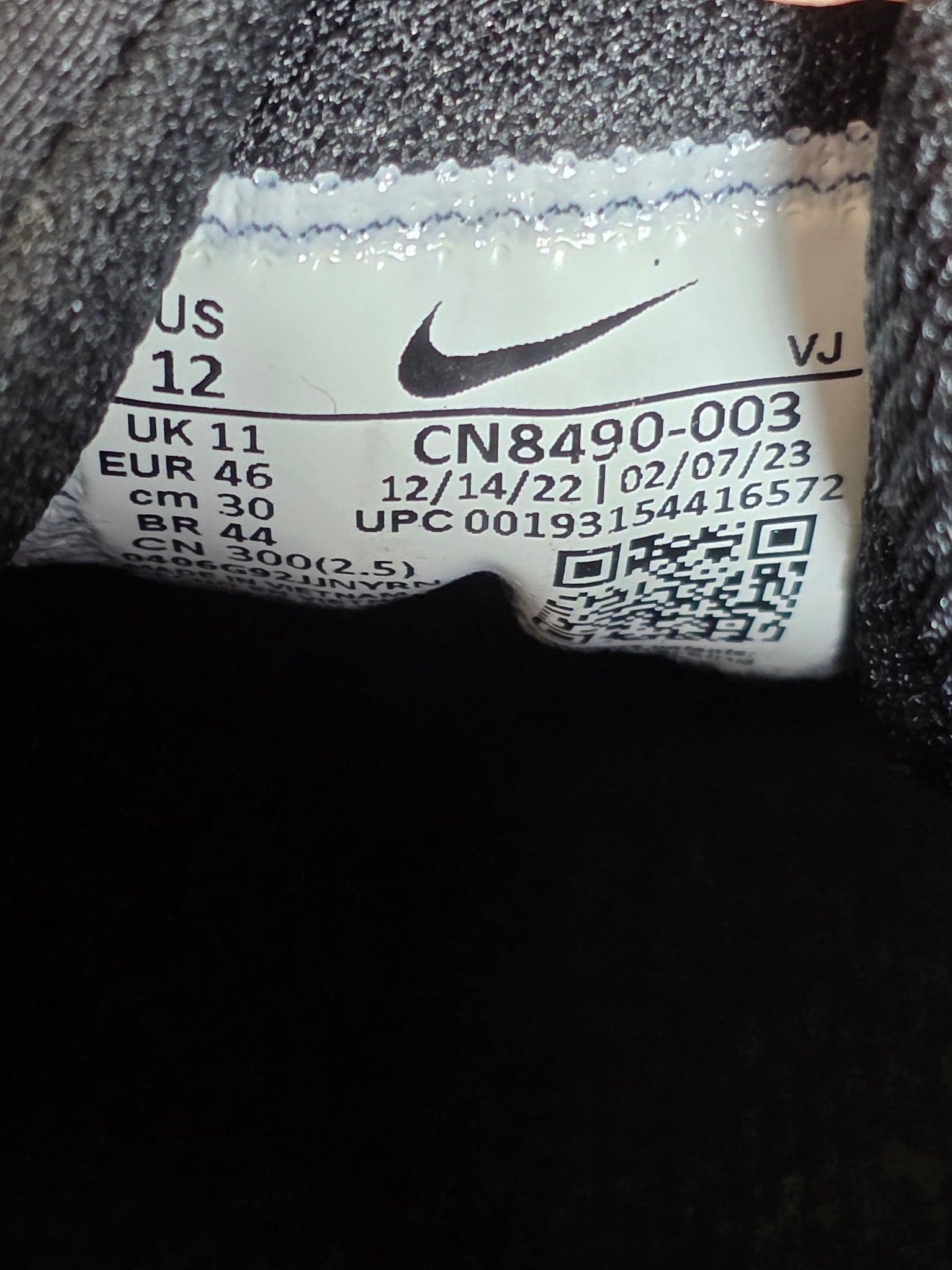 Nike Air Max 90 Triple Black maat 46