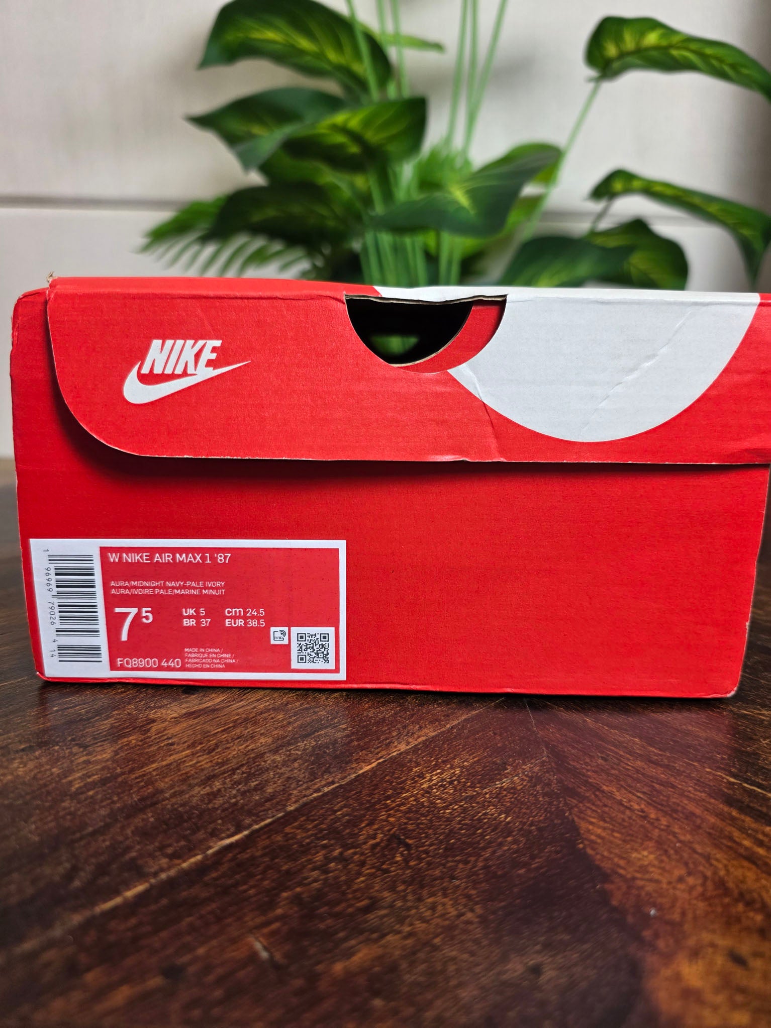 Nike Air Max 1 '87 Denim Aura maat 38,5