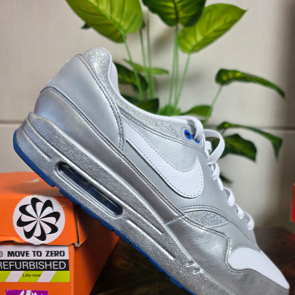 Nike Air Max 1 Silver Blue maat 47,5