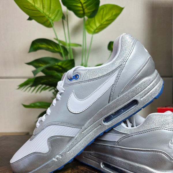 Nike Air Max 1 Silver Blue maat 47,5