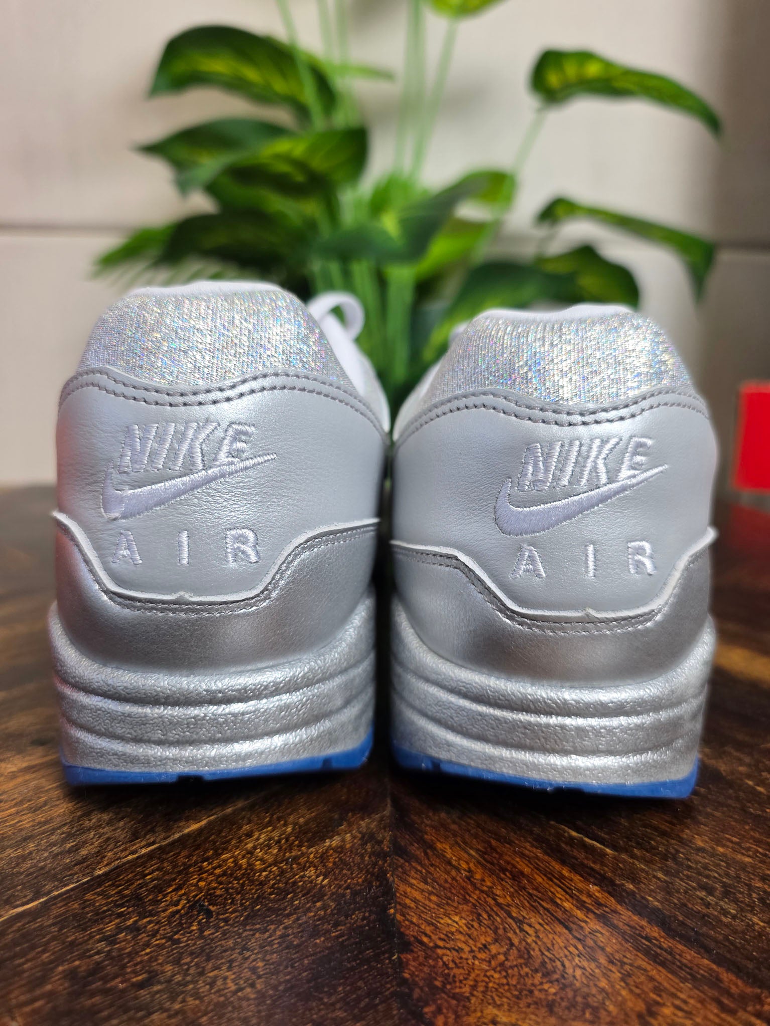 Nike Air Max 1 Silver Blue maat 47,5