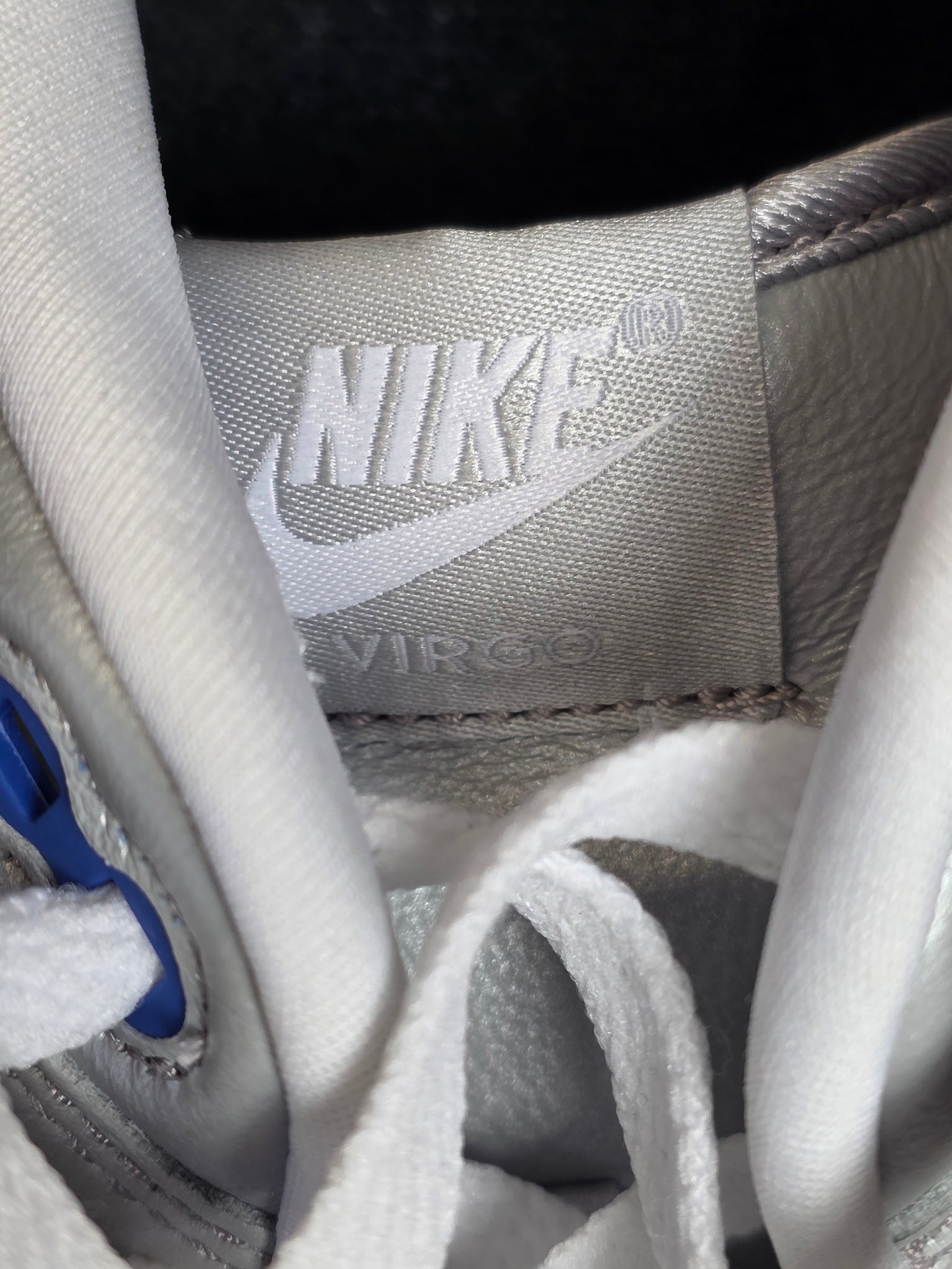 Nike Air Max 1 Silver Blue maat 47,5